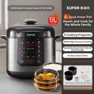 Supor | Dual Liners Multi-functional Pressure Cooker 5L
