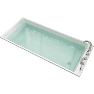 GUOGAN | Space-Saving Jetted Bathtub 1.3-1.7m