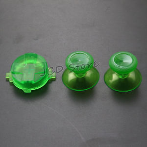 JCD 3D Analog Thumb Sticks Grip Joystick Cap ThumbSticks Cover For Xbox Series X S Controller D-Pad Button Cross Direction Keys