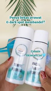 Isna Glow Skincare: Paket Hemat Facialwash & Toner BPOM Original