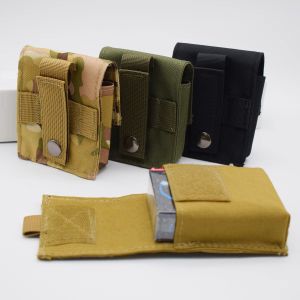 กระเป๋าอเนกประสงค์ขนาดเล็ก EDC แบบ Molle สำหรับใส่เครื่องมือ กระเป๋าใส่บุหรี่ กระเป๋าคาดเข็มขัด กระเป๋าจัดระเบียบสำหรับการล่าสัตว์