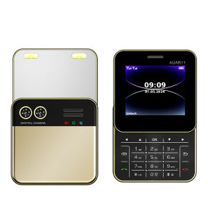 SERVO | SERVO Rotating Screen Mini Mobile Phone Dual SIM Speed Dial Magic Voice Blacklist Flashlight FM Radio 2G GSM Button Cellphones