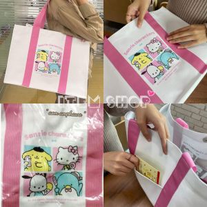 #พรีเมี่ยม  7-11 #ลิขสิทธิ์ Sanrio Characters 🛍️ กระเป๋าผ้าแคนวาสแบกสุขจุใจ ซานริโอ 🍂