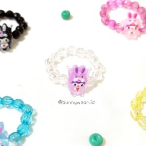 Cincin manik Sanrio | Cincin manik Kuromi | Cincin manik Melody