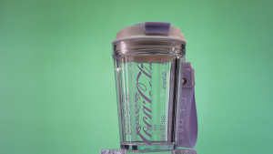 GERM Coca Cola Collection Octagon Tritan Water Tumbler Hot/Cold Coffee Cup Thermos Water Bottle 390ml