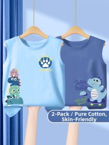 JS | Slim Fit Cotton Tank Top for Boys