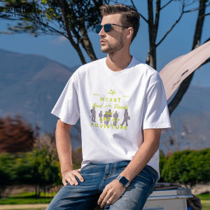 Enjeolon | Breathable Ice Silk Cotton Short Sleeve T-Shirt For Men Outdoor