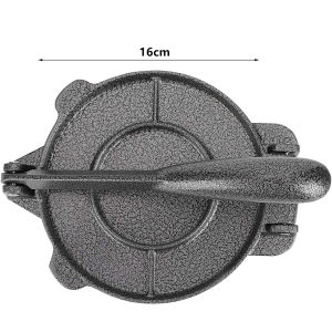 LMETJMA Nhôm Hạng Nặng Tortilla Press Flour Rotis Quesadilla Maker Pataconera Công Cụ Làm Bánh Ngọt Thân Thiện Với Môi Trường