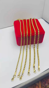 Punk Men/Woman Stylish Solid Link Chain Necklace Stainless Steel Twist Wrap Chains 60cm