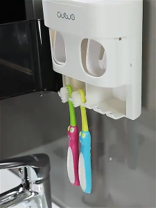 Dispenser Odol dan Tempat Sikat Gigi / Tempat Odol dan Sikat Gigi