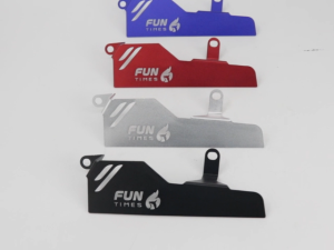 FUNTIMES Radiator Neck Cover Full CNC Alloy Thicker For AEROX V1 V2&NMAX V1 V2 Pure Alloy Easy Installation Silver/Black