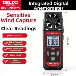 DELIXI Electric | High-Precision Handheld Industrial Wind Speed Meter