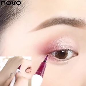 novo✨彩色眼线液笔 Liquid eyeliner long-lasting waterproof and smudge-proof 眼线笔防水不晕染持久新手初学者极细头黑色卧蚕笔女
