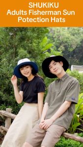 shukiku - Topi Nelayan Dewasa Jepang Topi Pelindung Matahari (55-58cm) 6423