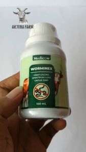 Worminex Obat Cacing Untuk Hewan Ternak Sapi Medicow 100Ml