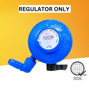 SOLANE DE SALPAK REGULATOR TPA ORIGINAL RECOMMENDED BY SOLANE - Blue gas regulator with black lever - Fits Solane gas cylinders - For use with Solane Salpak stoves