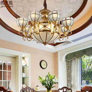 GELAIYA | Retro Creative Art Copper Chandelier
