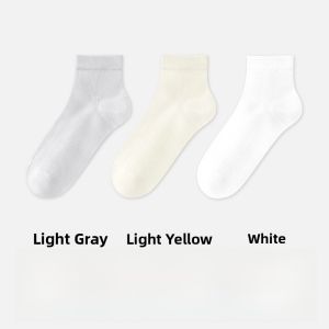 Miiow | Womens Mid-Calf Breathable Sports Socks Thin Moisture Wicking Anti-Odor Summer Long No-Cuff Anti-Slip Short Socks Cat Person