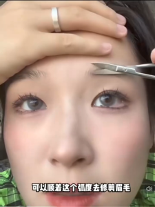 Stainless Steel Silver Scissors / Beauty Tool / Gunting Kosmetik / 不锈钢剪刀美妆工具