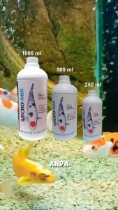 MICRO-MIX 250 ML BAKTERI STARTER Untuk Koi Penjernih Air dan Pengurai Amonia Pada Kolam Ikan