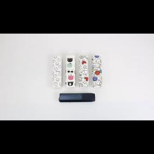 White Case for iQO Iluma One: Smile Pattern Casing for Iluma One Cute Leather Cover for Iluma i One Protective Sleeve Accessories