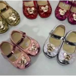 Fatharani Shoes Sepatu Pesta Anak Perempuan Sepatu Bayi Metalik Usia 1.2.3 Tahun