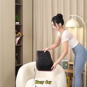 Back Massager Electric Neck Shoulder Massager Throw Pillow 8 Magnets Multifunction Soothing Whole Body Massager