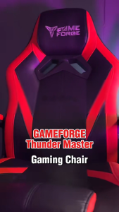 GAMEFORGE Gaming Chair Thunder Master Home official chair 5 -year warranty comfortable for extended sitting support COD