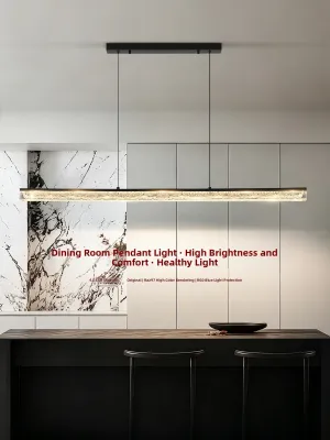 DGY | Italian Minimalist Linear Chandelier Luxurious High-end Dining Room Pendant Light