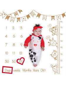 Baby Foto Background Fabric Baby First Month Old 100 Days Old Month Photography Props Thickened Newborn Photo Blanket Background Blanket