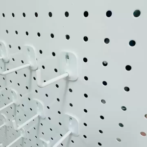 [COMBO 10 CÁI] Móc 1 Chân Cài Tôn Lỗ Cài Bảng Pegboard Sơn Tĩnh Điện 3 Lớp Cao Cấp