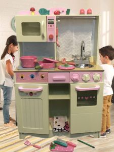 Educational Wooden Kitchen Set Large
