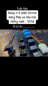 Relay rơle Bãi Nhật 4 5 Chân Pana  Denso  Nais  Seido  Omron  RGL Điện 12V