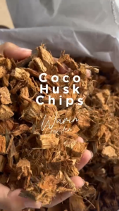 COCO HUSK CHIPS กาบมะพร้าวสับยกกระสอบ สำหรับรองก้นกระถาง และคลุมหน้าดิน