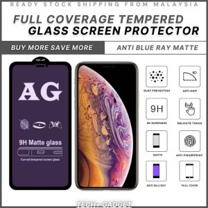 AG Matte Anti Blue Ray Full Screen Tempered Glass Screen Protector for Huawei Mate 30 Mate 20 P40 P30 P20 Pro
