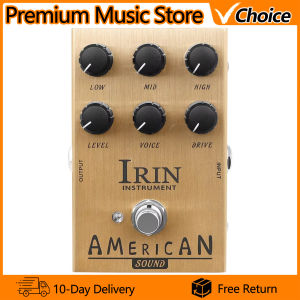 IRIN | IRIN AN-34 American Effect Sound AMP Simulator Pedal of FD 57 Deluxe Amplifier from Clean to Overdrive Sound for Guitar Parts
