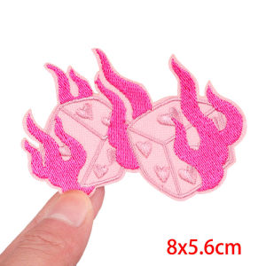 Miếng Vá Thêu Tự Làm Cho Quần Áo Dán Ủi Hình Hoạt Hình/trái Tim Cầu Vồng/chữ Cái 3D Làm Thủ Công Bằng Polyester Thân Thiện Với Môi Trường Dùng Cho Quần Jean