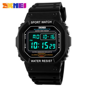 SKMEI 1134 Waterproof Military Watch for Men Digital Sport Calendar Electronic Wristwatches Mens Male Clock 1628