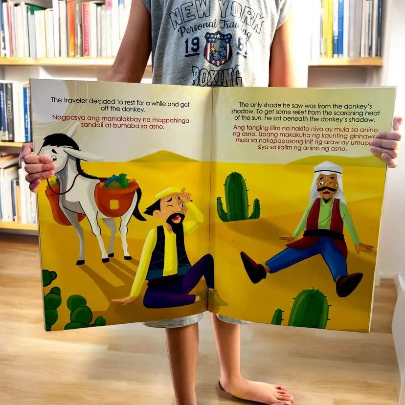 BIG STORY BOOK ￼For Children Jumbo big story book for children with english filipino