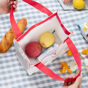 Homenhome màu mới chặn vải lớn sinh viên đôi xử lý Hộp Ăn Trưa túi lưu trữ sáng tạo và thời trang du lịch công suất lớn Túi đi cắm trại xách tay