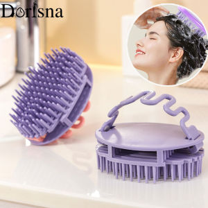 Dorisna Silicone Shampoo Scalp Hair Massager Shampoo Massage Comb Bath Massage Brush Scalp Massager