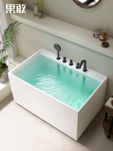 Guogang Small Apartment Bed & Breakfast Internet Celebrity Home Independent Double Japanese Deep Bubble Bathtub Shower Integrated 1-1.7 M