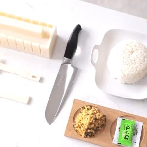 Premium Silicone Sushi Maker Set - Creative Rice Roll Mold with Innovative Shapes for Easy Kitchen Cooking