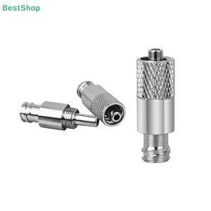 ★1pcs Pneumatic Stainless Steel Luer Lock Extension Adaptor Metal Threaded Syringe Connectors Male To Female Luer Lock Fitting