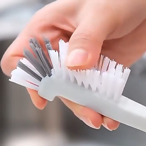 AOJN แปรงหัวโค้งอเนกประสงค์สำหรับครัวและบ้าน เหมาะสำหรับล้างแก้วและซอกซอน