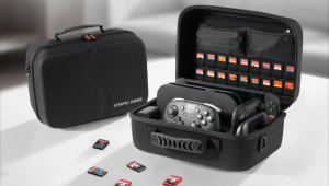 Switch 2 storage case with hard-shell carry case and waterproof EVA protective cover