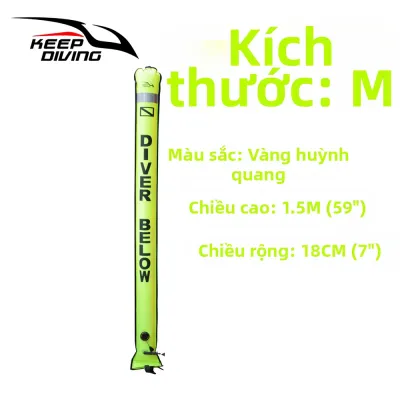 KEEP DIVING | Bóng Hiệu Lặn Hình Thự Cartoon SMB