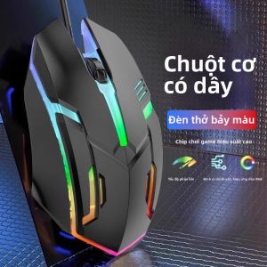 JISULIFE | RGB Gaming Mouse Wired USB Home Office Laptop PC Compatible