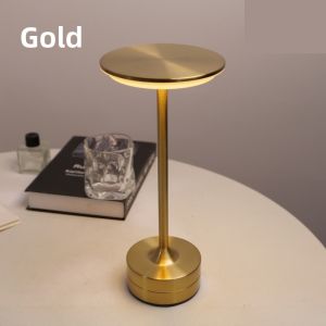 Retro Luxury Touch Charging Table Lamp Modern Simple Bar Atmosphere Living Room Creative Decoration Night Light Home Decor