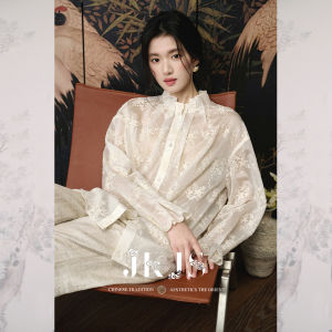JK＆JS | Full Embroidery Luxury High-end Blouse